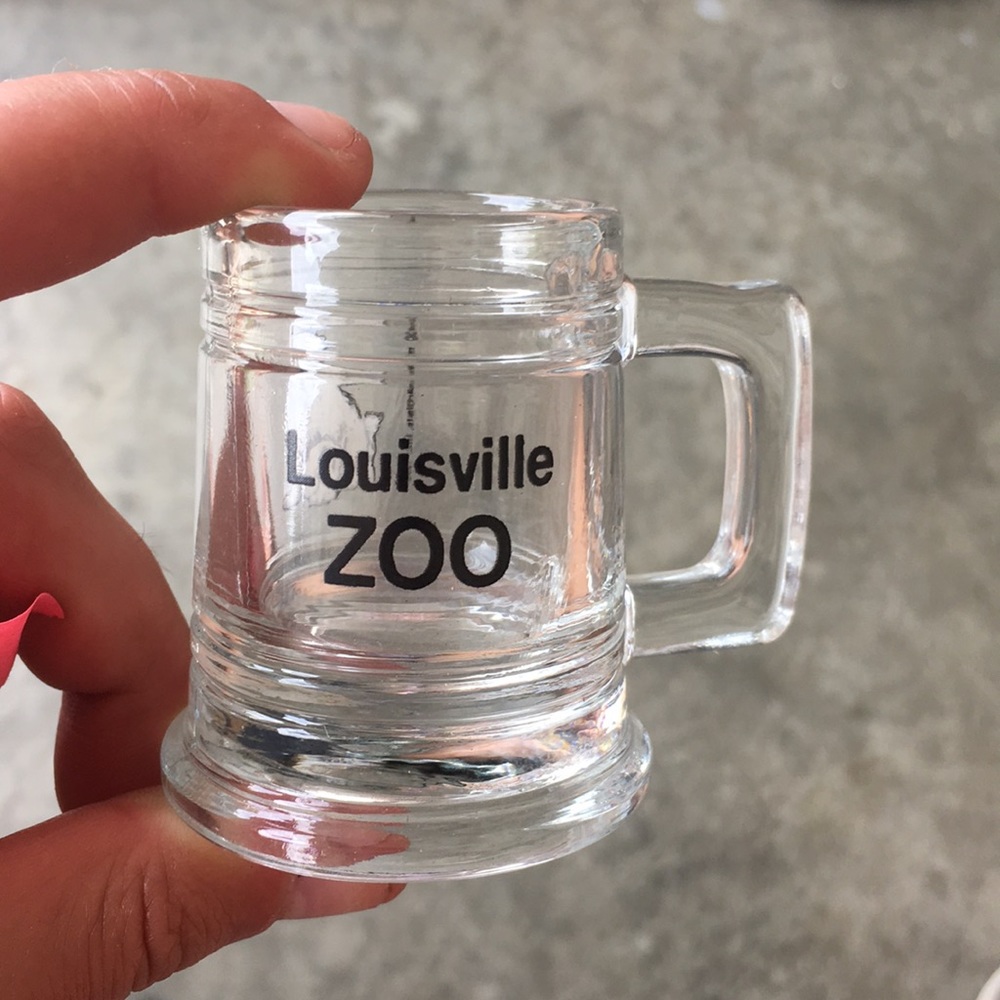 Louisville zoo shot glass Vintage